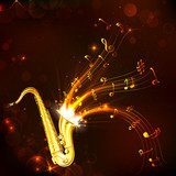 Music Tune from Saxophone  Muzyka Obraz
