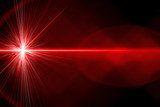 Red laser light  Abstrakcja Fototapeta