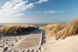 Nordsee Strand auf Langeoog  Krajobraz Fototapeta