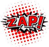 Zap! - Comic Speech Bubble, Cartoon  Fototapety Komiks Fototapeta