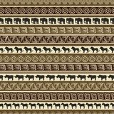 African style seamless pattern with wild animals.  Afryka Fototapeta