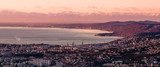 Trieste e Alpi da San Servolo  Fototapety Miasta Fototapeta