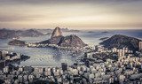 Rio de Janeiro aerial panorama view, Brazil  Fototapety Miasta Fototapeta