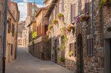 The medieval old town in Tuscany, Italy  Fototapety Uliczki Fototapeta
