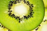 Close up of a healthy kiwi fruit  Owoce Obraz