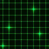 Seamless green grid with stars Fototapety Neony Fototapeta