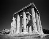 Temple Of Zeus  Fototapety Czarno-Białe Fototapeta