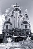 Church on Blood in Honor of All Saints Resplendent in the Russia  Fototapety Czarno-Białe Fototapeta