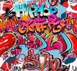 Hip hop graffiti urban art background  Fototapety Graffiti Fototapeta