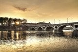 Toulouse Pont Neuf  Zachód Słońca Fototapeta