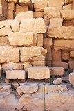 Ruins of the Karnak temple as background  Mur Fototapeta