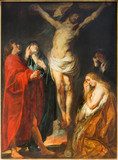 Antwerp - The Crucifixion paint by Jacob Jordaens  Religijne Obraz