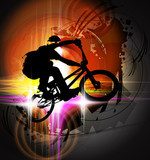 BMX cyclist  Sport Fototapeta