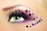 Beautiful Eye Makeup  Obrazy do Salonu Kosmetycznego Obraz