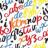 Alfabet. Literowanie i niestandardowa typografia dla Tapety Napisy Tapeta