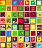Kolorowe klocki – abstrakcyjny patchwork
 Fototapety do Pokoju Dziecka Fototapeta