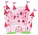 Różowy zamek dla małej księżniczki
 Obrazy do Pokoju Dziecka Obraz
