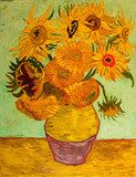 Słoneczniki, które pasują wszędzie Van Gogh Obraz