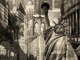 Statua Wolności – Nowy York symbolicznie
 Architektura Fototapeta