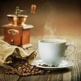 Świeża kawa – energetyczna filiżanka
 Fototapety do Kuchni Fototapeta