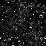 Wydruk konstelacji galaktyki Tapety Niebo i Kosmos Tapeta