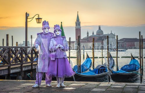 Venetian carnival masks  Ludzie Obraz