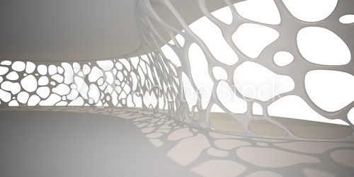 Voronoi wall  Optycznie Powiększające Fototapeta
