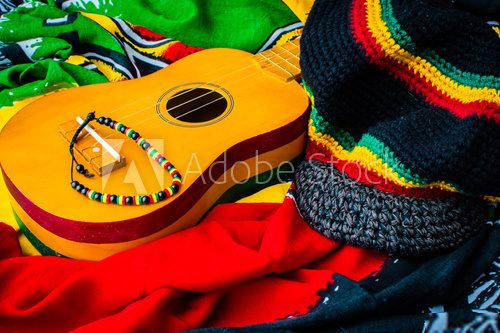 Reggae - chill i sposób na życie  Fototapety do Pokoju Nastolatka Fototapeta