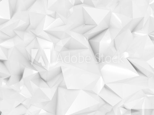Abstract White Geometry Background  Na stół, biurko Naklejka