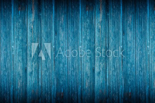 Blue wood texture background  Na meble Naklejka