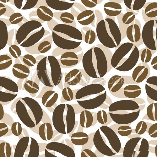 Coffee seamless pattern  Kawa Fototapeta