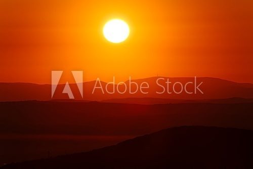 Sunset  Zachód Słońca Fototapeta