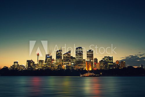 Sydney at Night  Fototapety Miasta Fototapeta