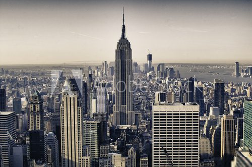 Skyscrapers of New York City in Winter  Fototapety Miasta Fototapeta