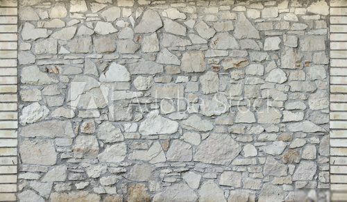 stone wall background, old texture  Mur Fototapeta