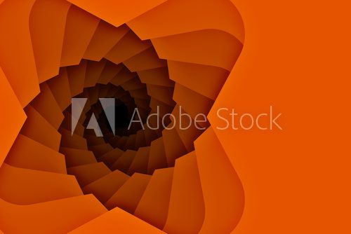 Spiral downward Staircase Background with copy space  Schody Fototapeta