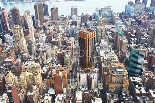 Cityscape view of Manhattan from Empire State Building  Fototapety Miasta Fototapeta