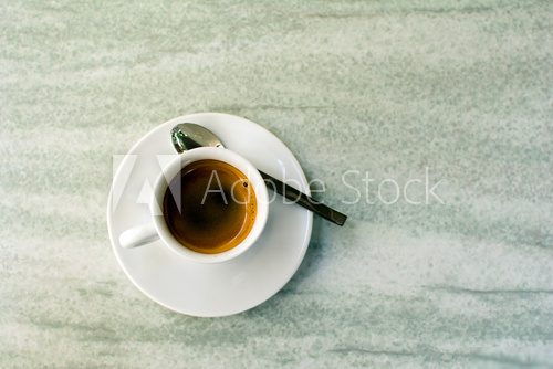 Tasse de cafÃ© au bistrot  Obrazy do Kuchni  Obraz
