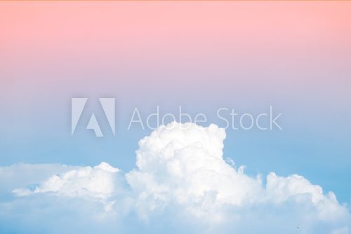 abstract soft sky cloud with gradient pastel vintage color for backdrop background use Fototapety Pastele Fototapeta