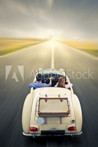 driving fast  Ludzie Plakat