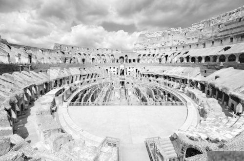 The Colosseum  Fototapety Czarno-Białe Fototapeta