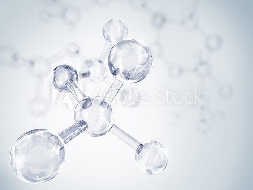 Molekularne koncepcje jutrzenki Fototapety 3D Fototapeta