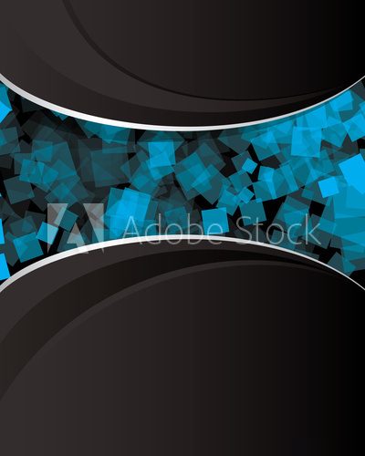 Abstract_black_and_blue_background  Abstrakcja Obraz