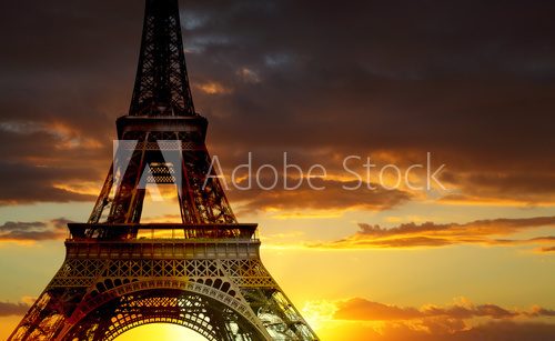 Eiffel tower, Paris  Fototapety Wieża Eiffla Fototapeta