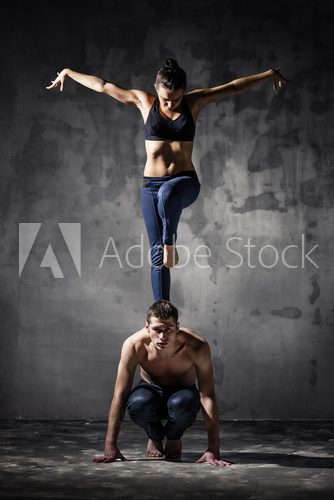 Two dancers  Sport Fototapeta