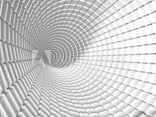 Forma i miara – aluminiowy tunel
 Fototapety 3D Fototapeta