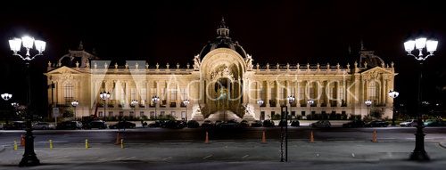 Pałacyk Petit Palais nocą- Paryż
 Fotopanorama Obraz