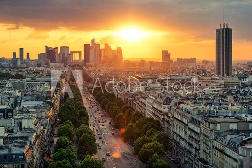 Paryż: mniej oczywista panorama miasta
 Fototapety Miasta Fototapeta