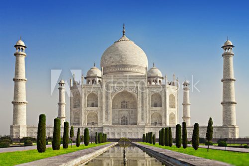 Spojrzenie na słoneczne Taj Mahal Fototapety do Salonu Fototapeta