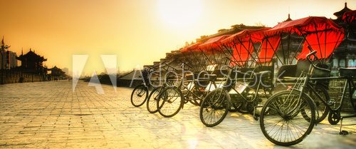 Urok chińskich rowerów-Chiny
 Fotopanorama Obraz